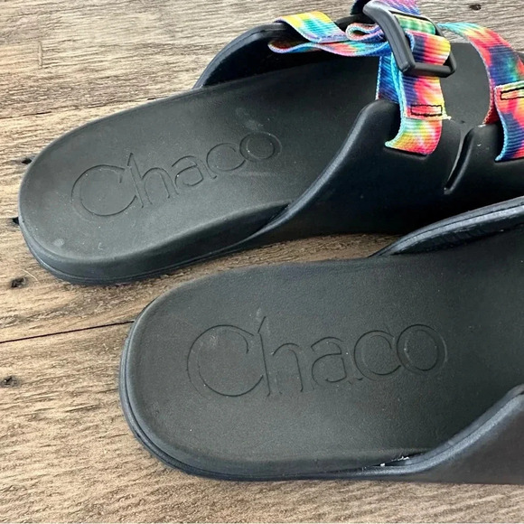 Chaco size 6 Rainbow Z Strap Chillos Slide Sandals Adjustable Slides Pool - Picture 2 of 6